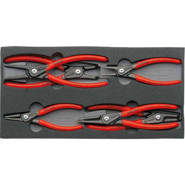 KN 00 20 01 V02 - Werkzeugsatz, Zangen, Sicherungsringe, 6-teilig