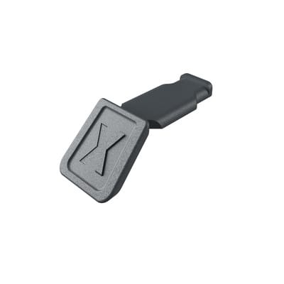 KN 00 61 10 CA - KNIPEX ColorCode Clip - 10 Stück, Anthrazit