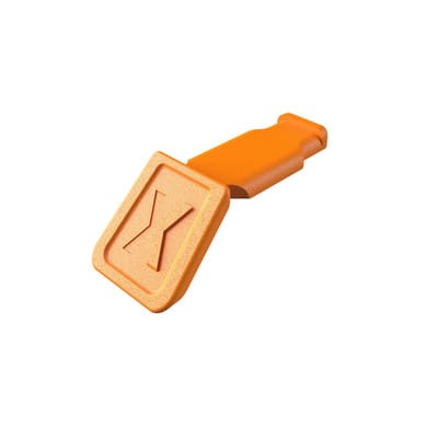 KN 00 61 10 CO - KNIPEX ColorCode Clip - 10 Stück, Orange