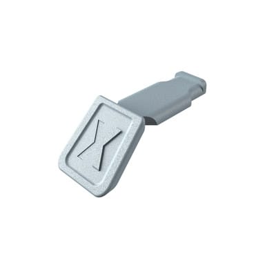 KN 00 61 10 CS - KNIPEX ColorCode Clip - 10 Stück, Grau