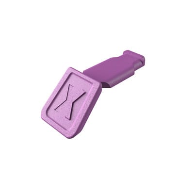 KN 00 61 10 CV - KNIPEX ColorCode Clip - 10 Stück, Violett