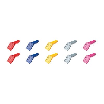 KN 00 61 10 CV01 - KNIPEX ColorCode Clip - 10 Stück, Farbmischung