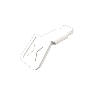 KN 00 61 10 CW - KNIPEX ColorCode Clip - 10 Stück, Weiß