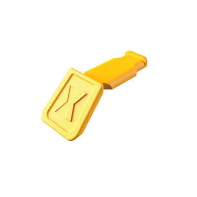 KN 00 61 10 CY - KNIPEX ColorCode Clip - 10 Stück, Gelb