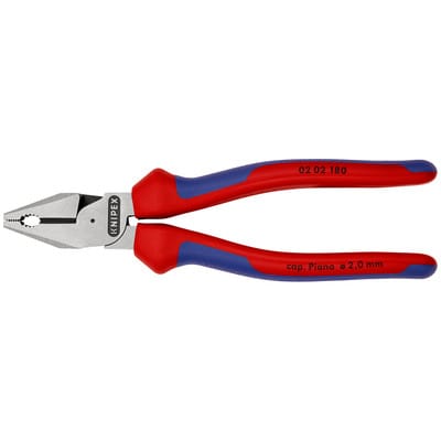 KN 02 02 180 - Kraft-Kombizange, 180 mm, Kopf poliert