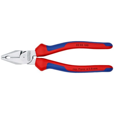 KN 02 05 180 - Kraft-Kombizange, 180 mm, verchromt