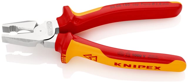 KN 02 06 180 - VDE- Kraft-Kombizange, 180 mm