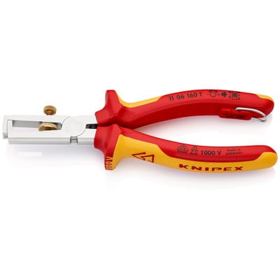 KN 11 06 160 T - VDE- Abisolierzange, 160 mm