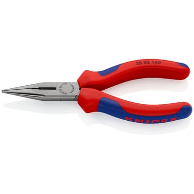 KN 25 02 140 - Flachrundzange, Radiozange, 140 mm, Kopf poliert
