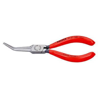 KN 31 21 160 - Greifzange, gebogen, Nadelzange, 160 mm