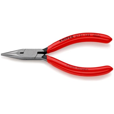 KN 37 31 125 - Feinmechaniker-Greifzange, flachrund, 125 mm