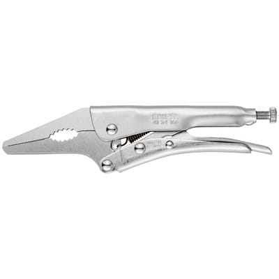 KN 41 34 165 - Gripzange, schmale Backen, Langbeckzange, 165 mm