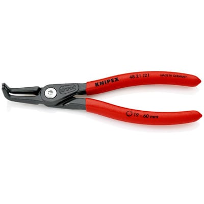 KN 48 21 J21 - Sicherungsringzange, 90° gebogen, 165 mm