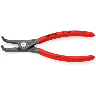 KN 49 21 A21 - Sicherungsringzange, 90° gebogen, 165 mm