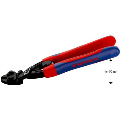 KN 72 62 200 - Kraft-Bündigschneider für Kunststoff, 200 mm,