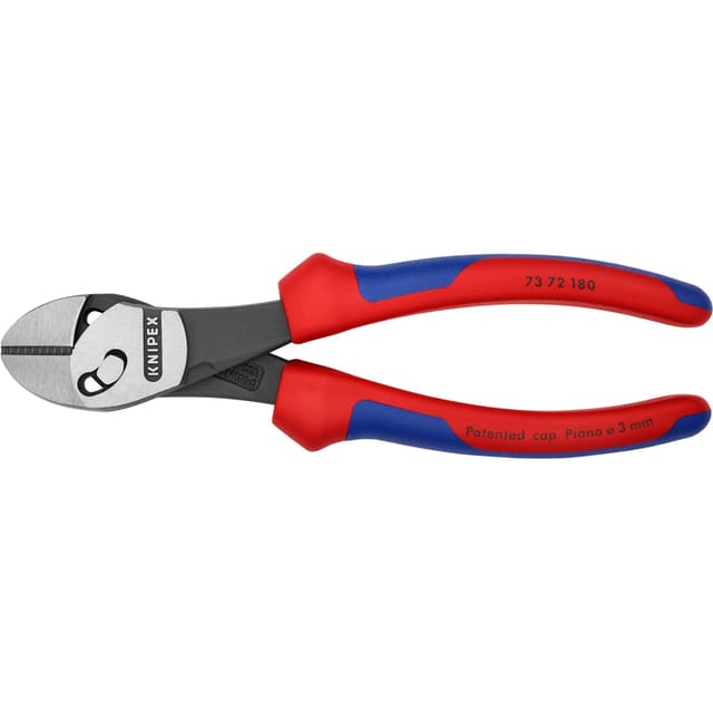 KN 73 72 180 - Hochleistungs-Seitenschneider, TwinForce®, 180 mm, Kopf poliert
