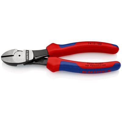 KN 74 12 180 - Kraft-Seitenschneider, 180 mm, Kopf poliert