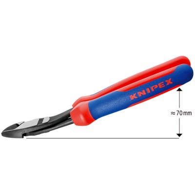 KN 74 22 200 - Kraft-Seitenschneider, 200 mm, Kopf poliert