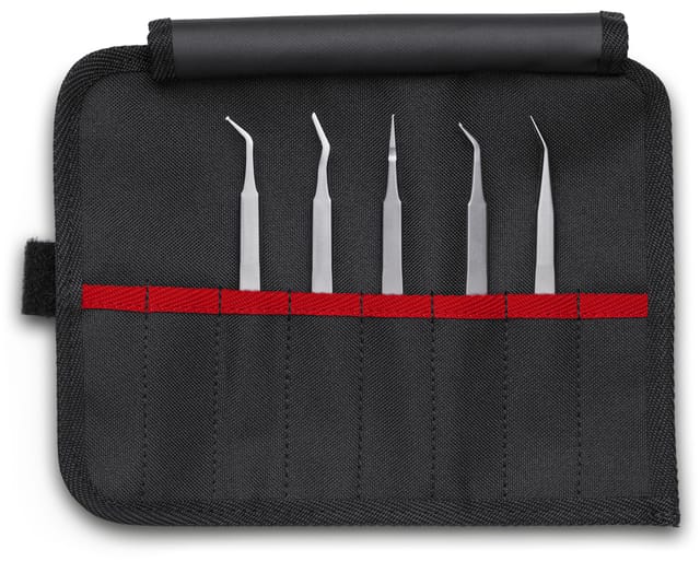 KN 92 00 03 - SMD-Präzisionspinzetten-Set, 5-teilig