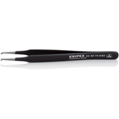 KN 92 08 78 ESD - ESD Pinzette, 120 mm, gewinkelt