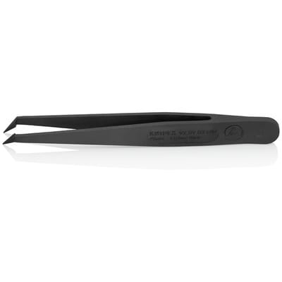 KN 92 09 03 ESD - Kunststoffpinzette ESD, schwarz