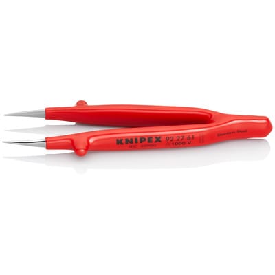 KN 92 27 61 - Pinzette, gerade, spitz, 130 mm, isoliert