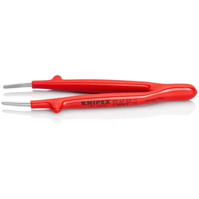 KN 92 67 63 - Pinzette, gerade, stumpf, 150 mm, isoliert