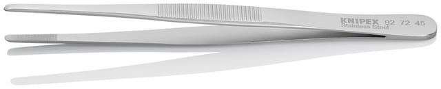 KN 92 72 45 - Pinzette, gerade, stumpf, 145 mm