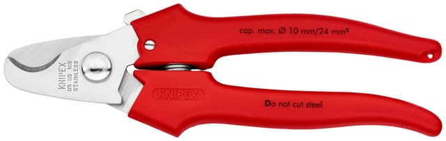 KN 95 05 165 - Kabelschere, 165 mm, für Cu und Al-Kabel, Ø 10,0 mm, 24,0 mm²