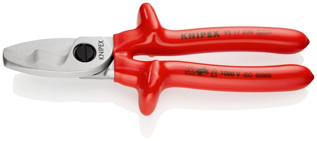 KN 95 17 200 - Kabelschere, 200 mm, für Cu und Al-Kabel, 20,0 mm²