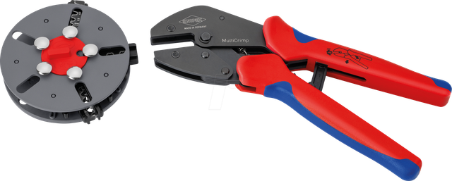 KN 97 33 03 - Crimpzange, MultiCrimp®, mit 3 PV Crimpeinsätzen, 250 mm
