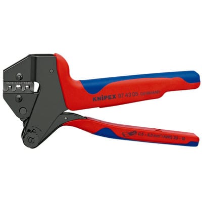 KN 97 43 05 - Crimpsystemzange, 200 mm, unisolierte, offene Steckverbinder