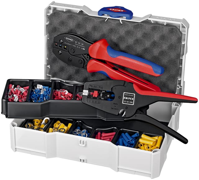 KN 97 90 22 - Crimp-Sortiment, Kabelschuhe, Rundstecker, Stoßverbinder