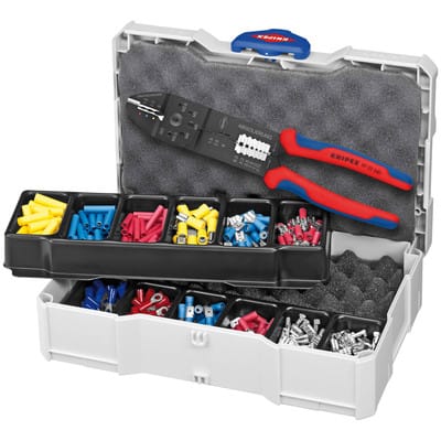 KN 97 90 25 - Crimp-Sortiment, Kabelschuhe, Rundstecker, Stoßverbinder