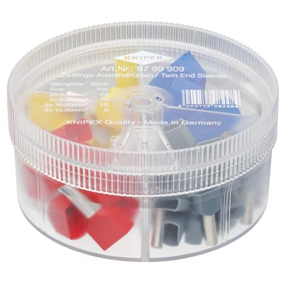 KN 97 99 909 - Aderendhülsen-Sortiment, Twin, 4,0 - 16,0 mm²