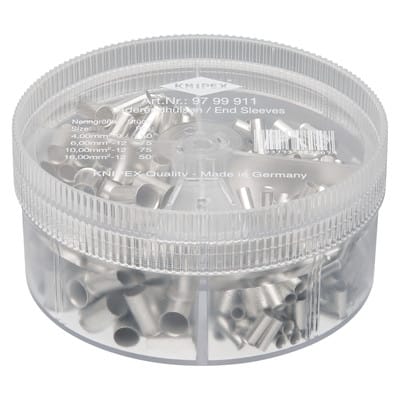 KN 97 99 911 - Aderendhülsen-Sortiment, unisoliert, 4,0 - 16,0 mm²