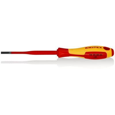 KN 98 20 40 SL - Schraubendreher Mehrkomponentengriff, Schlitz, 4,0 mm