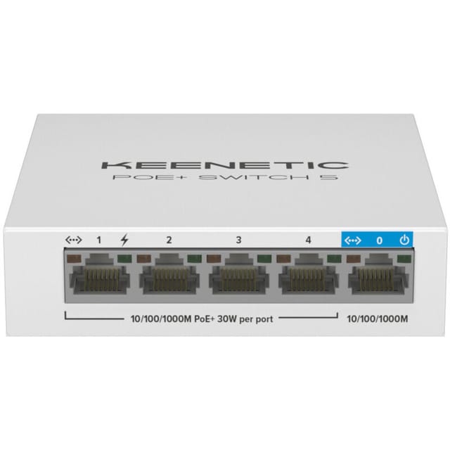 KN-4610-01-EU - Switch, 5-Port, Gigabit Ethernet, PoE+