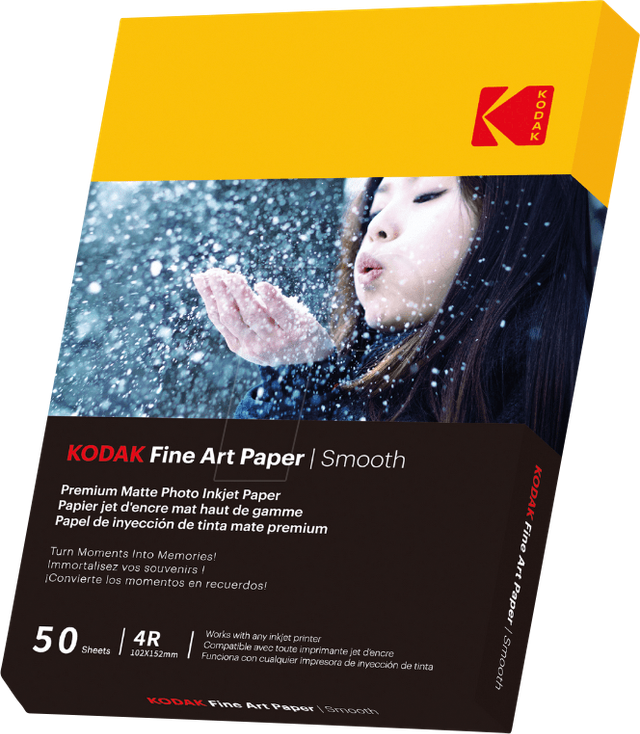 KODAK 9891093 - Fotopapier, 102 x 152 mm, Inkjet, matt, 50 Blatt