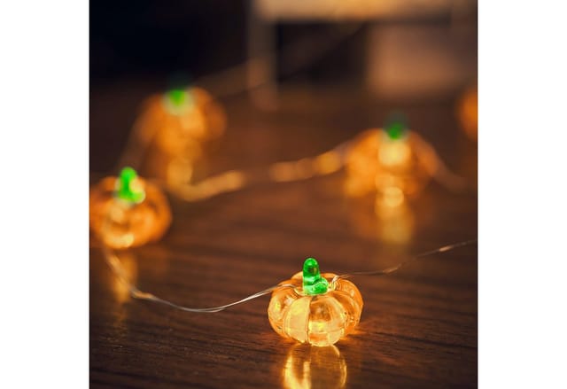 20er Micro Lichterkette Kürbisse