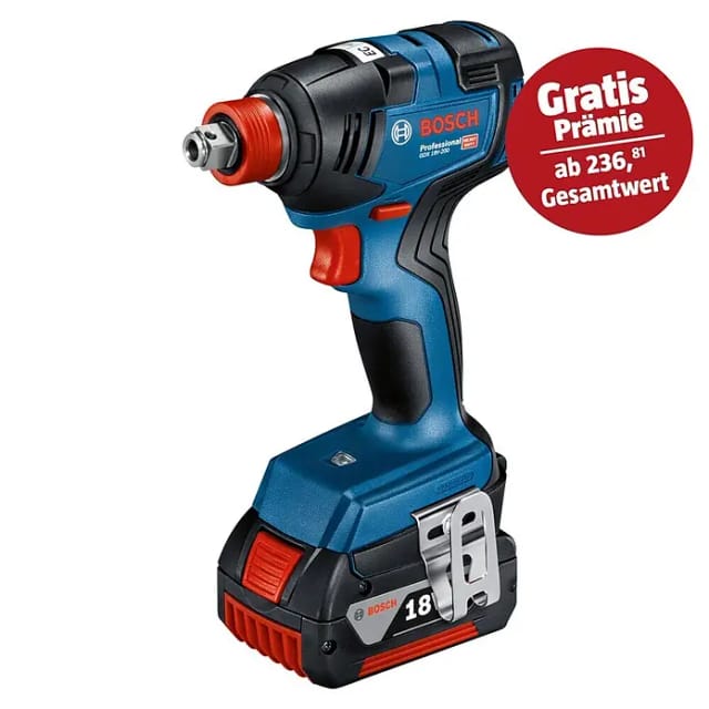 BOSCH PROFESSIONAL Akku-Drehschlagschrauber »GDX 18V-200«, 18 V, ohne Akku - blau