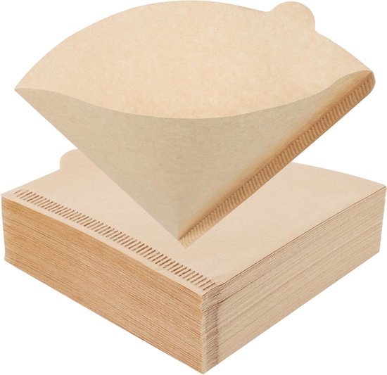 Kaffeefilter 400 Stück Größe 1 V-förmiges Kaffeefilterpapier Kegel Kaffeefilter Kaffeezubehör Für Kaffeekanne Filterbecher Kaffeemaschinen 1-2 2
