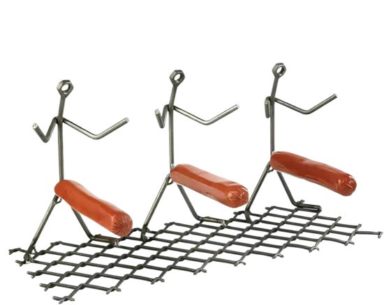 Hot-dog-wurstständer Für Grillpartys Und Camping Lustiger Hot-dog-marshmallow-bratenständer Hot-dog-grillgriff Aus Holz Kreativer Wursthalter Für