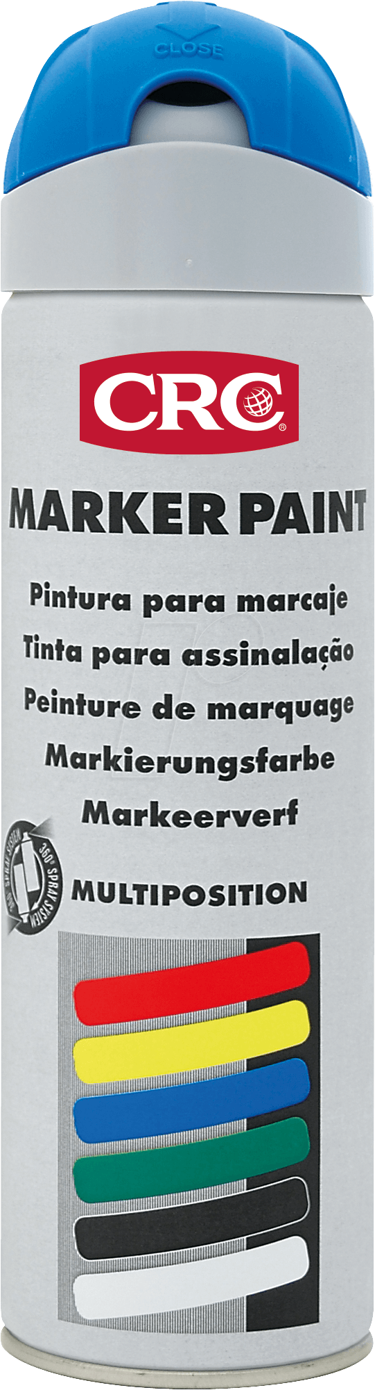 KONTAKT 10160 - Markierfarbe, Marker Paint, 500 ml, Spraydose, Leucht-blau