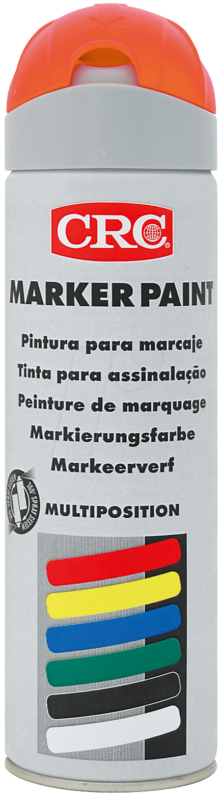 KONTAKT 03108 - Markierfarbe, Marker Paint, 500 ml, Spraydose, Leucht-Orange