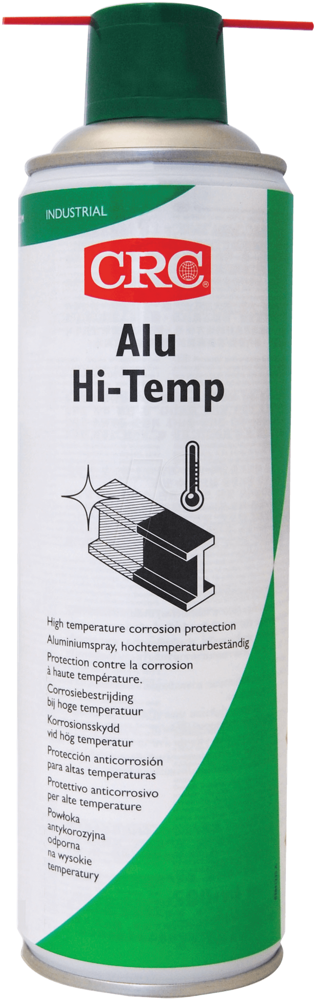 KONTAKT 32421 - Schutzlack, Alu Hitemp, 500 ml, Spraydose, silber