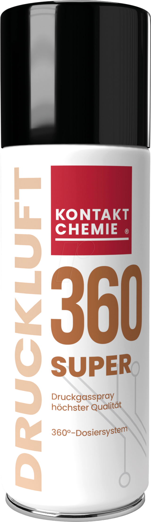 KONTAKT 33187-DE - Druckluftspray, Druckluft 360 Super, 200 ml, EX-geschützt