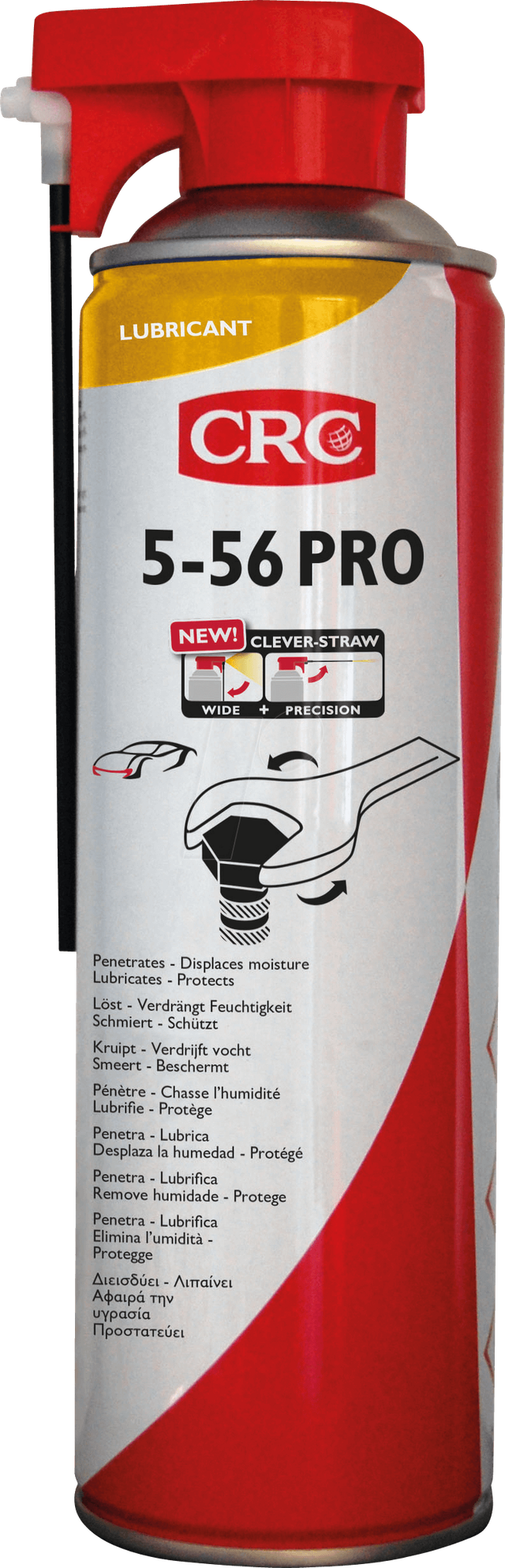 KONTAKT 33233 - Multifunktionsöl, 5-56 Pro Clever Straw, 500 ml