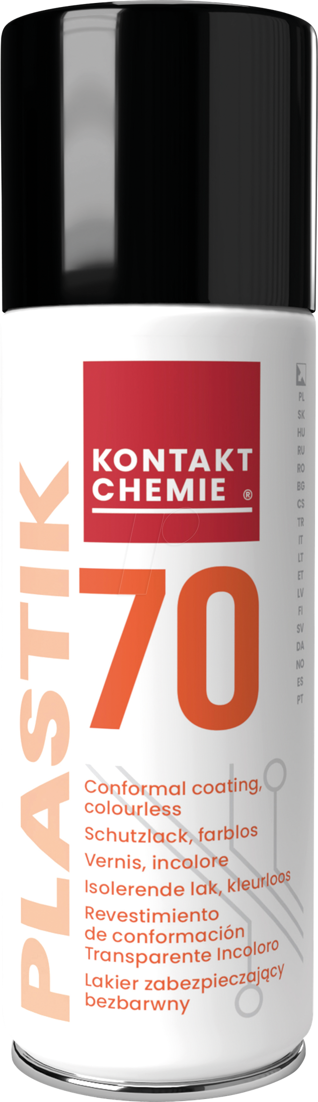 KONTAKT 74309-AH - Korrosionsschutzlack, Plastik 70, 200 ml, Isolierlack