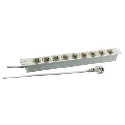 KOPP 691685K - Steckdosenleiste 9 x CEE 7/3, RAL7035